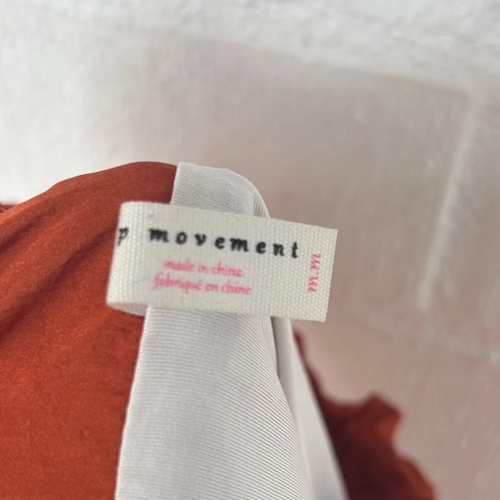 Free People Movement Burnt Orange Athletic Shorts sz M